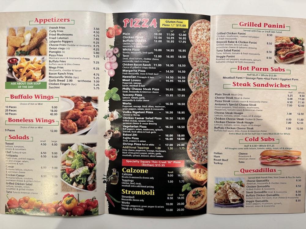 Antonio's Pizza & Restaurant Menu image 2